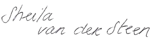 Sheila van der Steen - Bewerkt